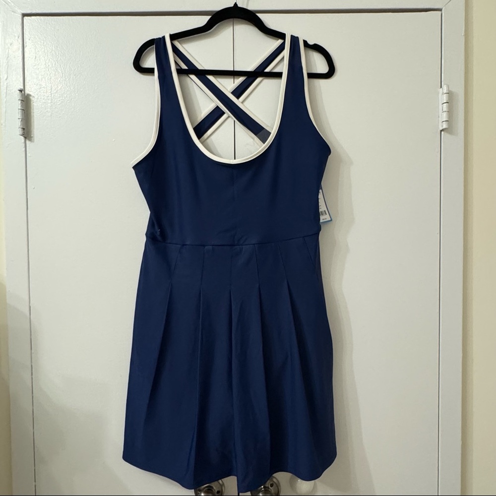 Prince Tennis/Pickleball Active Dress with Built-In Shorts – Navy – Women’s XXL
